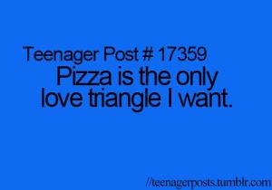 Love triangle pizza