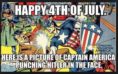 4th of july Captain America