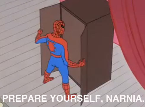 Narnia prepare yourself spider-man meme